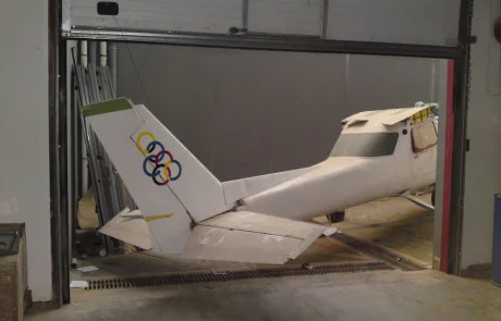 Μεταφορά Ολυμπιακής με κλαρκ forklift-solutions.gr